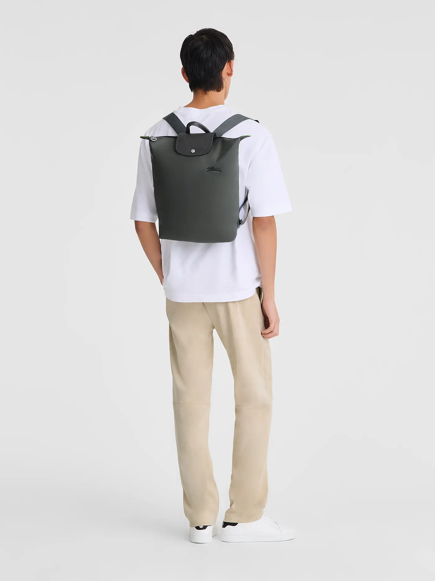 LONGCHAMP | Le Pliage Rucksack Medium, Grenade | grau